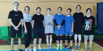 Товарищеская встреча по волейболу