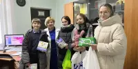 В рамках акции "Наши дети" волонтеры школы  №13 вручили подарки, собранные учащимися учреждения, воспитанникам Борисовского дома ребенка
