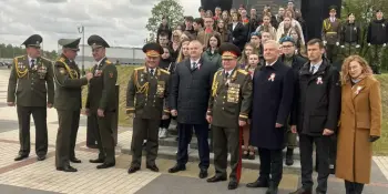 Учащиеся 10А класса почтили память героев Великой Отечественной войны
