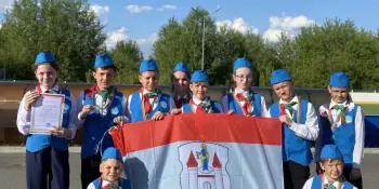 Команда "Пламя" блестяще выступила в игре "Зарница", заняв почетное 2 место