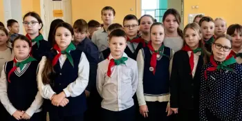 Линейка, посвященная окончанию 2 четверти!