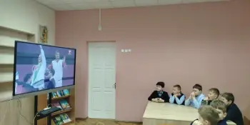 Учащиеся Средней школы №13 познакомились с историей олимпийского движения Беларуси